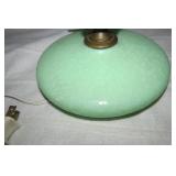 Green electric lamp...