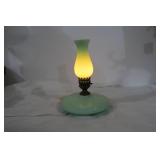 Green electric lamp...