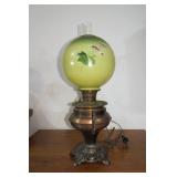 Banquet lamp, metal base, electrifi...