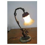 (2) Electric table top lamps, one m...