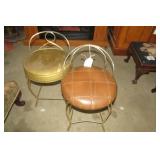 (2) Vanity stools...