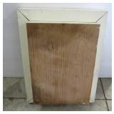 Shadow box and window with painted ...