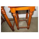 (3) Painted stacking tables...