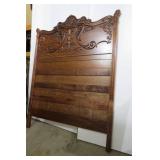 Wood bed set, 3/4 size...