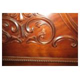 Wood bed set, 3/4 size...
