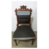 Eastlake parlor wood chair...