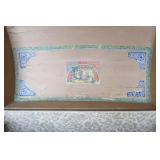 Round top steamer trunk, no drawer...