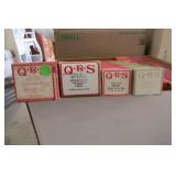 Player piano rolls, 4 boxes...