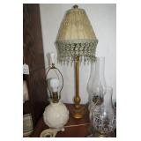 Kerosene and electric lamps...