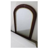 Large wall mirror with wire hanger...