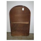 Large wall mirror with wire hanger...