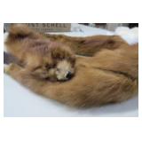 (4) Wood chairs, including one capt...