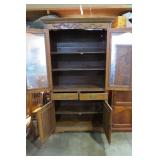 Vintage hutch with drawer and stora...