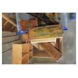 Wood boxes, shelving jewelry box, f...