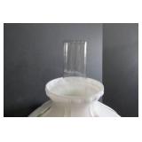 Aladdin electrified lamp, green dep...