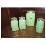 Jadeite items (8)...