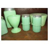 Jadeite items (8)...