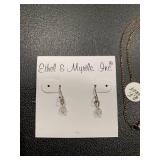 12K gold heart locket necklace and ...