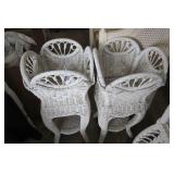 Vintage wicker plant stands and was...