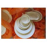 Lennox China dishes with gold rimme...