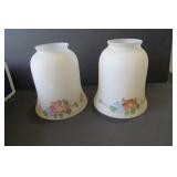 Glass lamp shades...