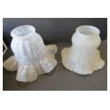 Glass lamp shades...