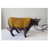 Lighted cow lamp with cookie jar an...