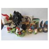 Numerous chicken related items...