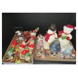 Snowmen, Santas, salt/pepper and el...