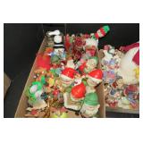 Snowmen, Santas, salt/pepper and el...