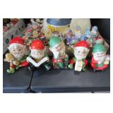 Snowmen, Santas, salt/pepper and el...