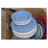 Furio stoneware, blues and yellows...