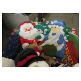 Large box of Christmas items...