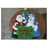 Large box of Christmas items...