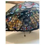 Stained glass hanging lamp; new...