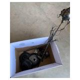 Table top lamp and hanging lamp har...