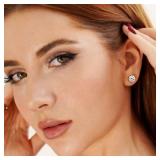 2.00 Carat Diamond Stud Earrings 14K Gold