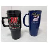 Jeff Gordon Sling Cooler, 2 Travel Mugs, Rare Rusty Wallace #2 Flames Hat