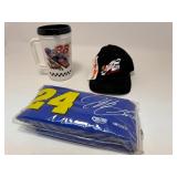 Jeff Gordon Sling Cooler, Vintage NASCAR Hat, Dale Jarrett #88 Super Thermos 22oz