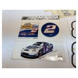 NASCAR Stickers and Can