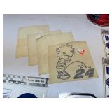 NASCAR Stickers and Can