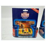 Ted Muskgrave, Mike Skinner, Sterling Marlin, Dale Jarrett Diecast w/ Trading Card