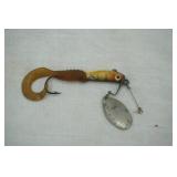 Vintage Heddon 3 Spinfin Lure