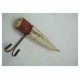 Vintage/Antique Wooden Fishing Lure Foresman