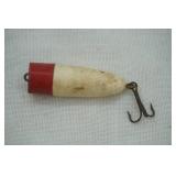 Vintage Red & White plastic popper Lure