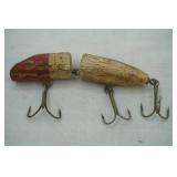 Vintage Jointed Wooden Fishing Lure
