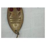 Vintage Red Eye Spinner Lure Rochester NY