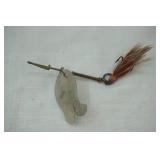 Antique/Vintage spinner bait treble hook spoon lure