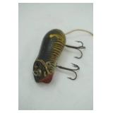 Vintage Shakespeare "Swimming Mouse" Tiger Stripe black & yellow