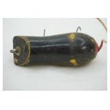 Vintage Shakespeare "Swimming Mouse" Tiger Stripe black & yellow